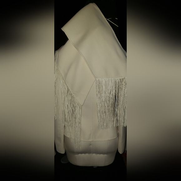 Ralph Lauren Purple label wool bias cut handmade fitted cream jacket - Picture 11 of 16